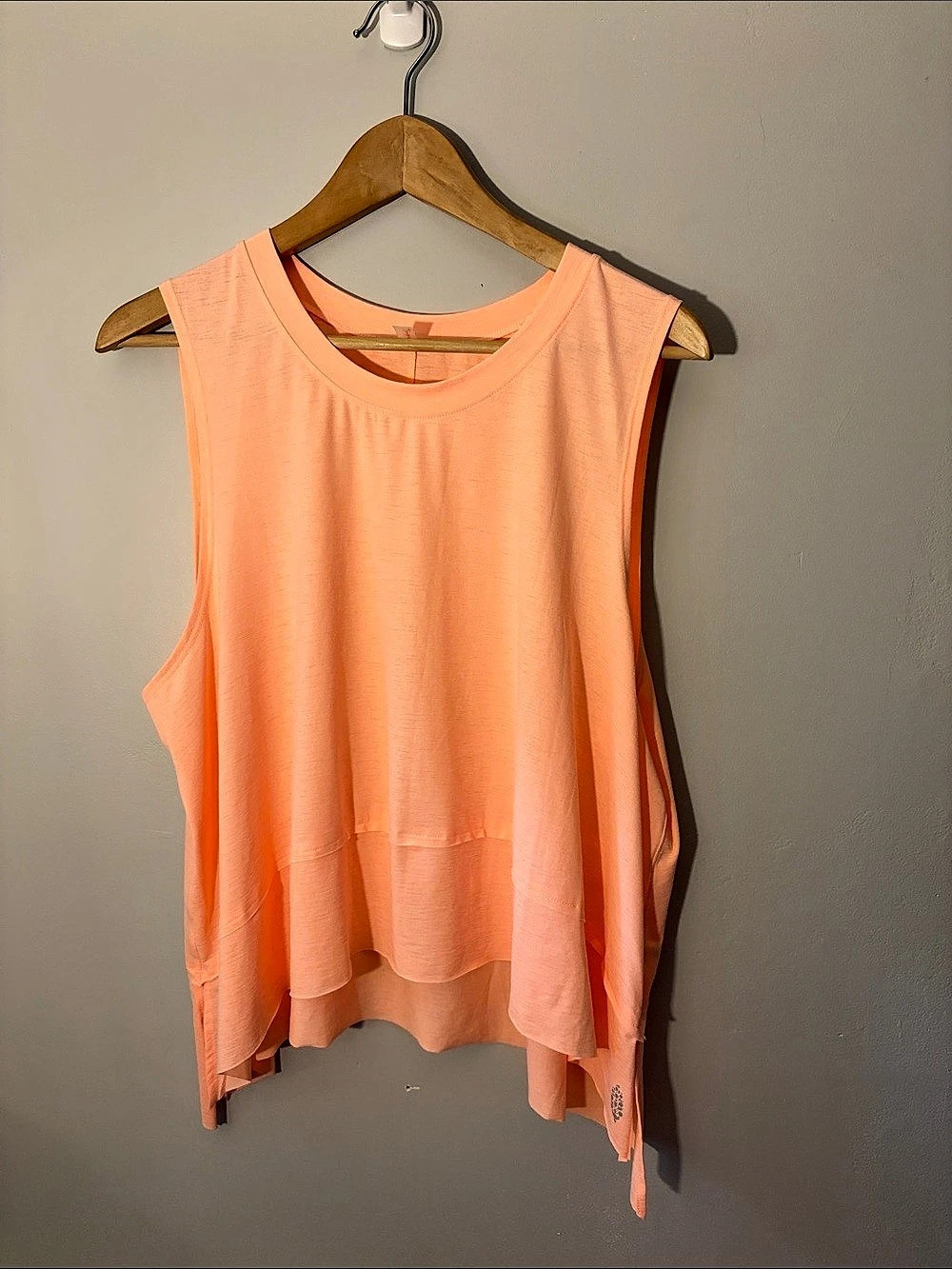FP Movement Tempo Tank Sleeveless Orange XL Like New
